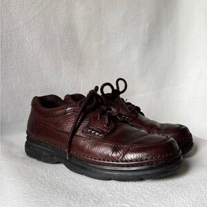 Men’s Shoes Size 10.5W Brown Leather Lace Up